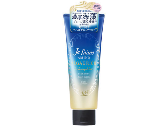 コーセーcp ジュレーム アミノアルゲリッチ ヘアマスク ディープモイスト 230gが767円 ココデカウ