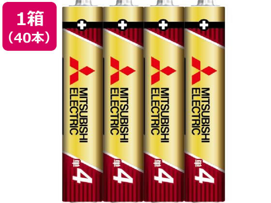 三菱電機 アルカリ乾電池 単4形 40本 LR03GR 4S