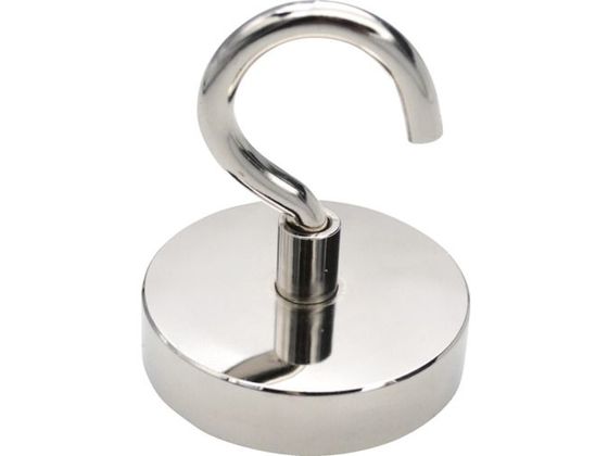 TRUSCO 強力マグネットフック 固定タイプ 63mm THM-63N
