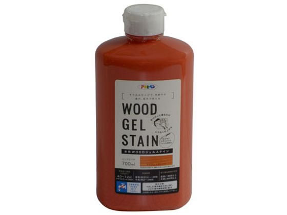 アサヒペン 水性WOODジェルステイン 700ml キャロットオレンジ