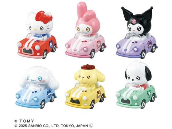 TOMICA TUNES SANRIO CHARACTERS Vol.1(BOX)6個入 TOMICA TUNES SANRIO CHARACTERS Vol.1(BOX)6個入