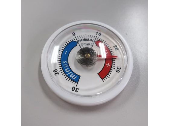 エスコ 冷蔵庫用温度計 φ52mm EA728GJ-17
