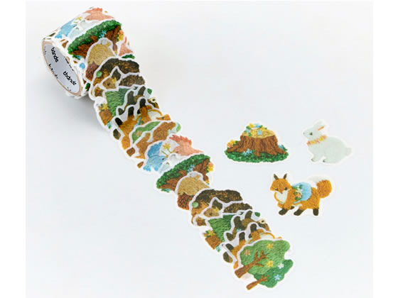 bande マスキングロールステッカー 花咲く刺繍の森 BDA718