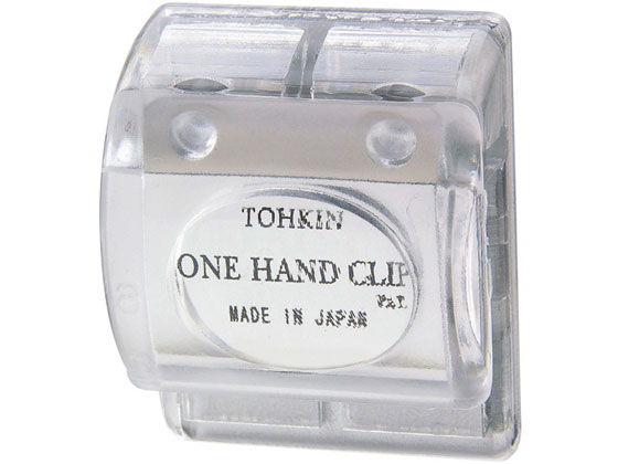 トーキンコーポレーション ワンハンドクリップ 透明 OC-C
