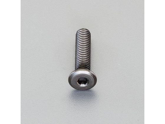 エスコ 六角穴付ボルト 超低頭 クロメート 4本 M4×20mm