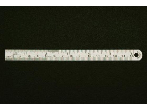 エスコ 直尺 ステンレス製 150×13mm 6