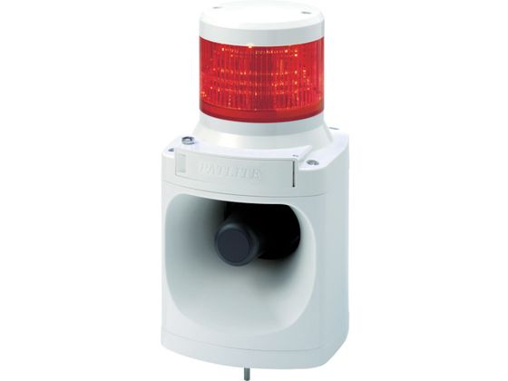 パトライト LED積層信号灯付き電子音報知器 色:赤 LKEH-120FA-R パトライト LED積層信号灯付き電子音報知器 色:赤 LKEH-120FA-R
