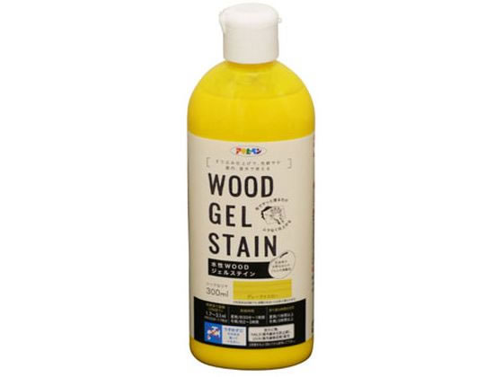 アサヒペン 水性WOODジェルステイン 300ml グレープイエロー