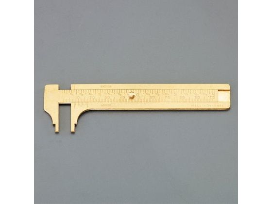 エスコ ノギス 真鍮製 100mm EA725-51 エスコ ノギス 真鍮製 100mm EA725-51