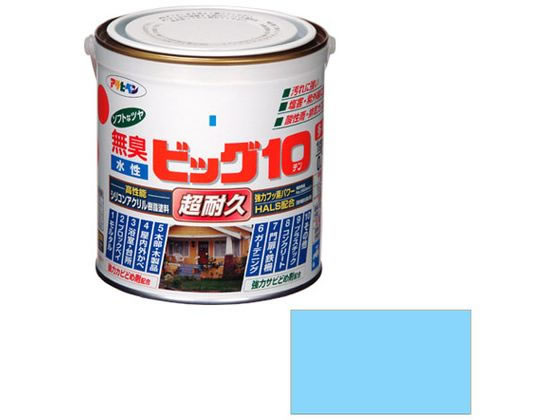アサヒペン 水性ビッグ10多用途 0.7L 214 水色