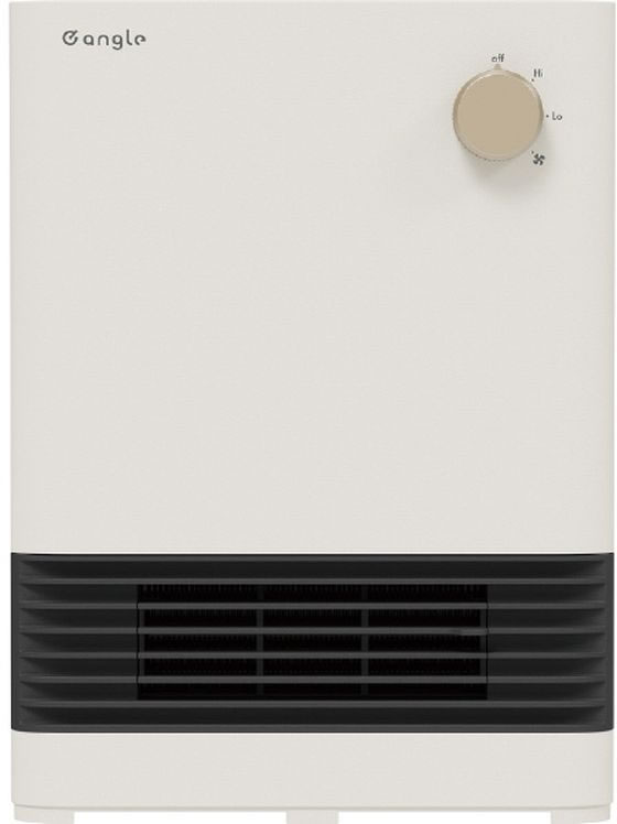 eangle セラミックヒーター強弱2段階+送風 モカホワイト ANGCCHM12AMW