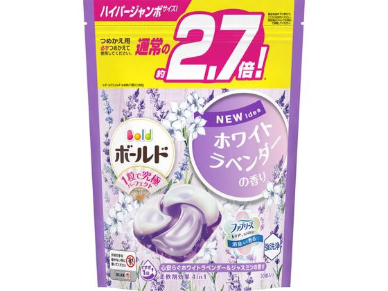 P & G ボールドジェルボール4D ホワイトラベンダー&ジャスミン 詰替 30個