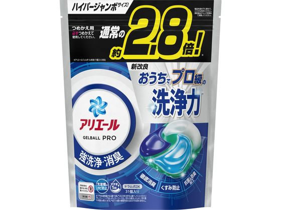 P & G アリエールジェルボールプロ 替 ハイパージャンボ 31個