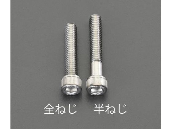 エスコ 六角穴付ボルト ステンレス製 2本 M10×70mm [A2-100]