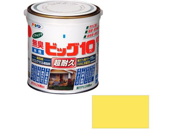アサヒペン 水性ビッグ10多用途 0.7L 207 ニースイエロー