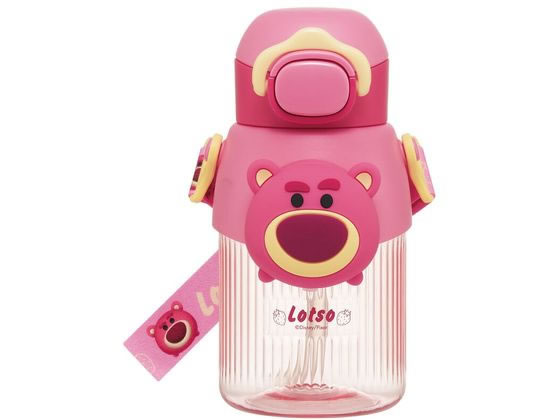 スケーター 立体マスコット付ストローボトル 590mL ツムツムロッツオ
