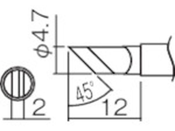 白光 こて先 KR型(Z) T12-KRZ 白光 こて先 KR型(Z) T12-KRZ