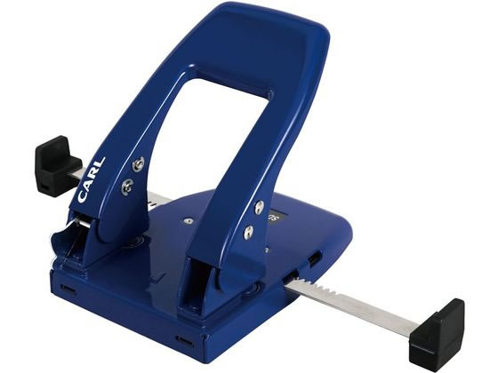 カール事務器 2穴パンチ ブルー 穿孔枚数45枚 SD-WJ45K-B