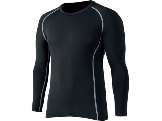 おたふく BTパワーストレッチ クルーネックシャツ ブラック LL JW-174-BK-LL おたふく BTパワーストレッチ クルーネックシャツ ブラック LL JW-174-BK-LL