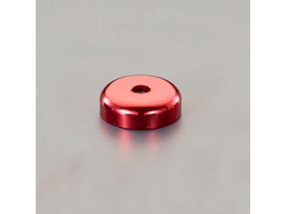 エスコ 超強力マグネット φ25×穴5.5mm 19kg 赤 EA781EM-33A