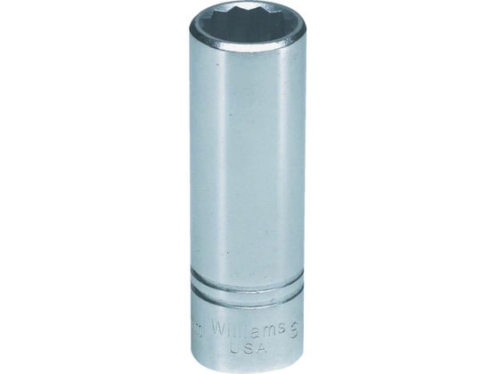 WILLIAMS 1/2ドライブ ディープソケット 12角 19mm JHWSMD-1219 WILLIAMS 1/2ドライブ ディープソケット 12角 19mm JHWSMD-1219