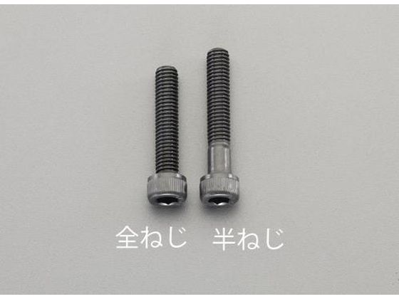 エスコ 六角穴付ボルト ステンレス製 黒色 M8×40mm 2本 EA949MK-840A