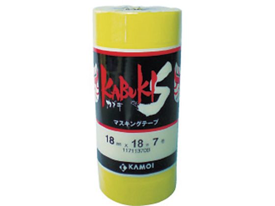 カモ井 マスキングテープ車両塗装用(7巻入り) KABUKISJAN-18 3085431が