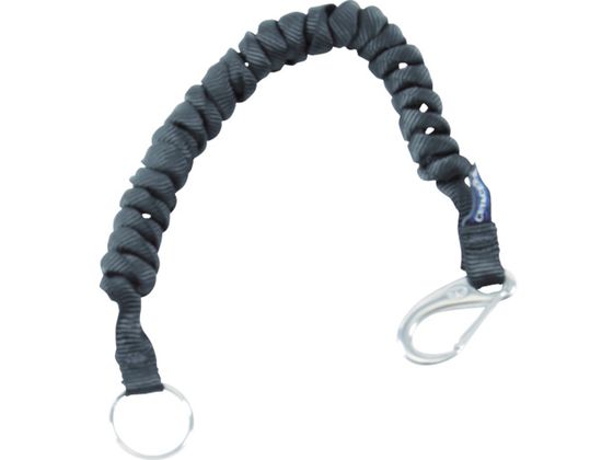 CETACEA ミニコイルテザー ランヤード スプリットリング MCT1BLK CETACEA ミニコイルテザー ランヤード スプリットリング MCT1BLK