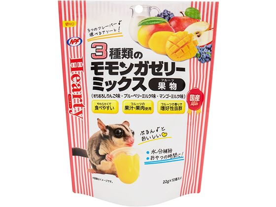 ナチュラルペットフーズ ハーティー 3種類のモモンガゼリー 10個 ナチュラルペットフーズ ハーティー 3種類のモモンガゼリー 10個