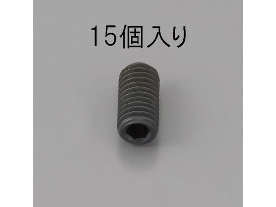エスコ 六角穴付止ねじ クロメート 15本 M3×10mm EA949MP-310
