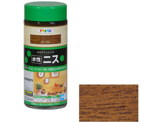アサヒペン 水性ニス 300ml メープル