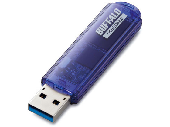 バッファロー USB3.0 USBメモリ 32GB ブルー RUF3-C32GA-BL