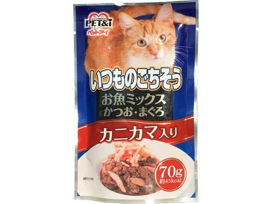 ペットアイ いつものごちそう お魚ミックス かつお・まぐろカニカマ