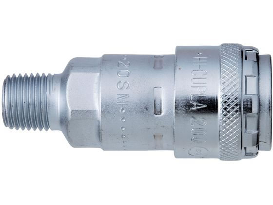 新潟精機 ワンタッチ式ハイカプラソケット 200-20SM 新潟精機 ワンタッチ式ハイカプラソケット 200-20SM