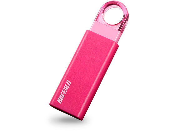 バッファロー ノックスライド USBメモリ 32GB ピンク RUF3-KS32GA-PK
