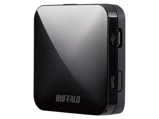 バッファロー 無線LAN親機トラベルルーター ブラック WMR-433W2-BK バッファロー 無線LAN親機トラベルルーター ブラック WMR-433W2-BK