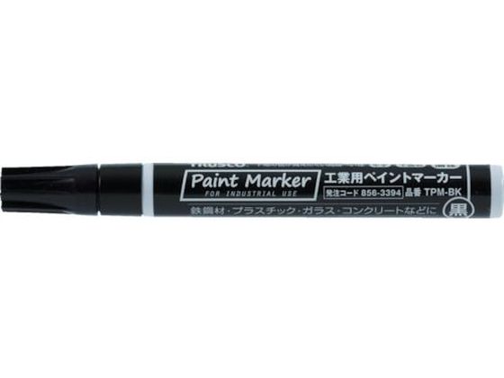 TRUSCO 工業用ペイントマーカー油性中字 黒 TPM-BK TRUSCO 工業用ペイントマーカー油性中字 黒 TPM-BK