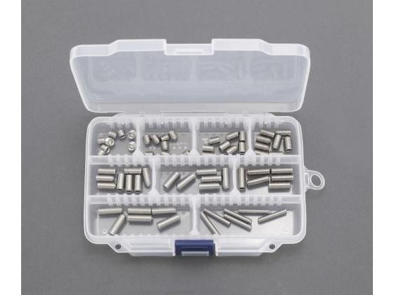 エスコ 六角穴付止ねじセット ステンレス製 M6 EA949MR-6