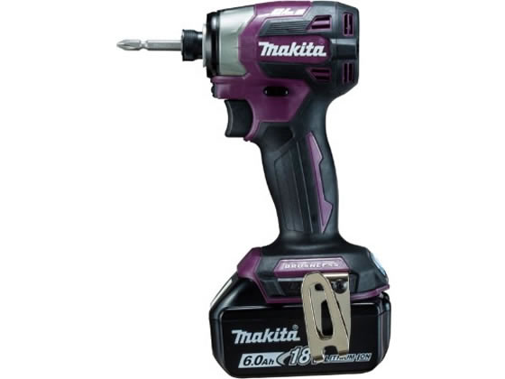 マキタ 充電式インパクトドライバー 18V-6.0A パープル TD173DGXAP マキタ 充電式インパクトドライバー 18V-6.0A パープル TD173DGXAP