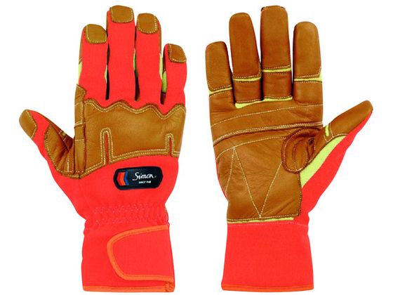 ●型番：KG190R-M●色：オレンジ ●サイズ：M ●厚さ（mm）：2．5 ●リストカラー：オレンジ ●全長（cm）：26．4 ●手のひら周り（cm）：22．4 ●中指長さ（cm）：8．0●袖口：マ