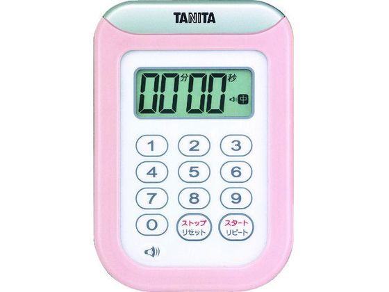 TANITA 丸洗いタイマー100分計 TD‐378‐PK TD-378-PK