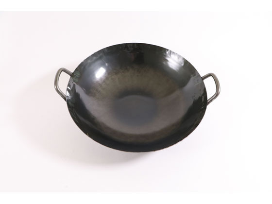 山田工業所 鉄打出中華鍋1.2mm(取手溶接)33cm