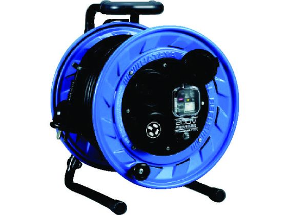 ハタヤ 三相200V型屋外用コードリール 20m アース・ブレーカー付 BFS-202M ハタヤ 三相200V型屋外用コードリール 20m アース・ブレーカー付 BFS-202M