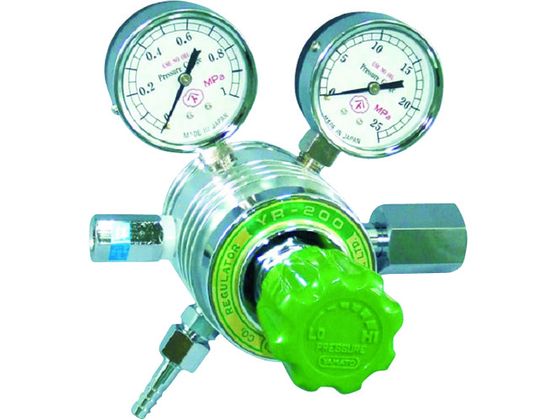 ヤマト フィン付圧力調整器 YR-200 YR-200-R-B-11HG03-CO2