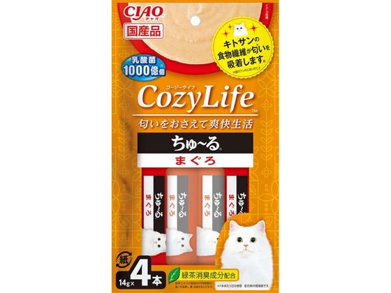 いなばペットフード チャオCozyライフちゅーる 鮪4本 いなばペットフード チャオCozyライフちゅーる 鮪4本