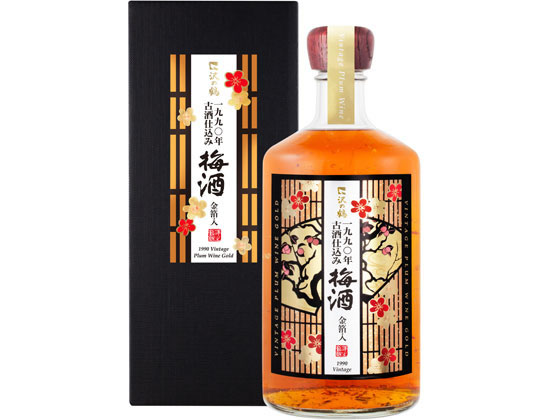 沢の鶴 1990年古酒仕込み梅酒 金箔入 720ml 沢の鶴 1990年古酒仕込み梅酒 金箔入 720ml