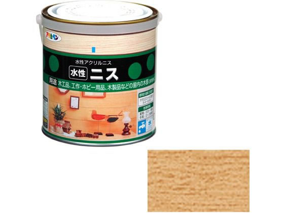 アサヒペン 水性ニス 0.7L 透明 クリヤ