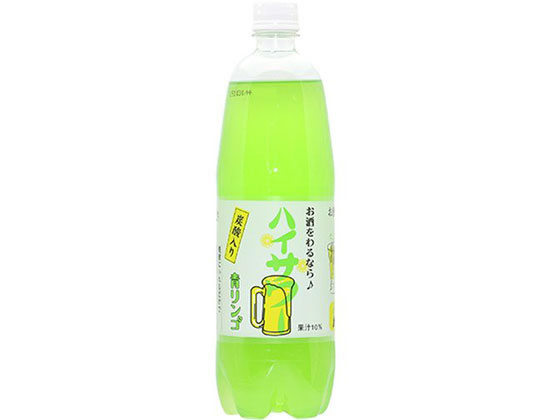 博水社 ハイサワー 青リンゴ 1000ml ペット
