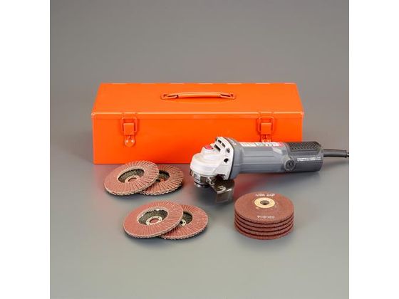 エスコ ディスクグラインダーセット 100mm 790W EA809BL-20E エスコ ディスクグラインダーセット 100mm 790W EA809BL-20E