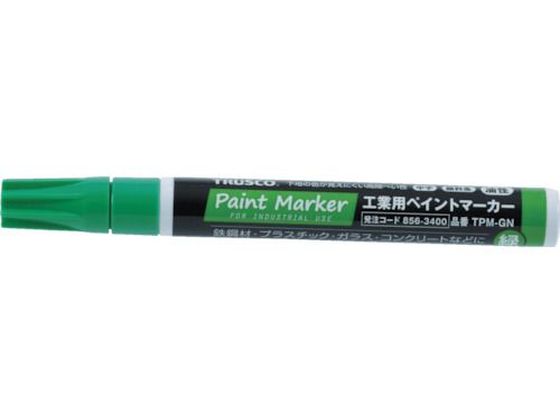 TRUSCO 工業用ペイントマーカー油性中字 緑 TPM-GN TRUSCO 工業用ペイントマーカー油性中字 緑 TPM-GN
